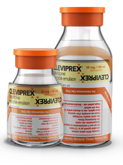 50 mL and 100 mL CLEVIPREX single-use vials